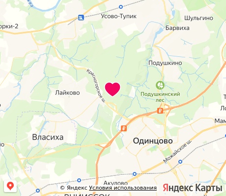 На карте