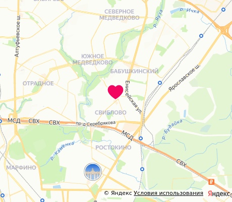 На карте