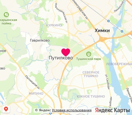 На карте