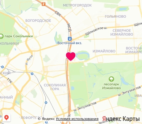 На карте