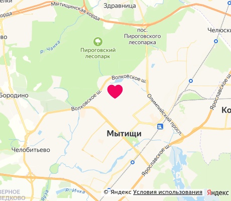 На карте