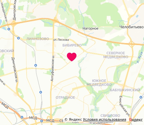 На карте
