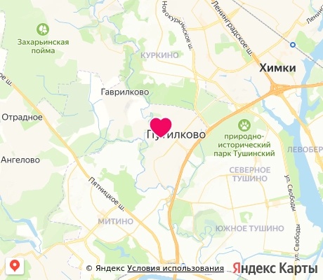 На карте