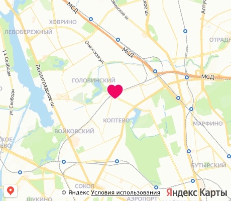На карте