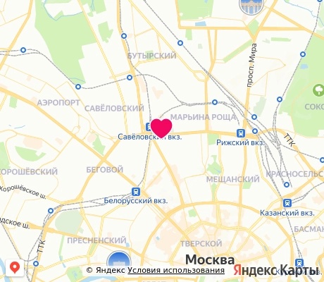 На карте