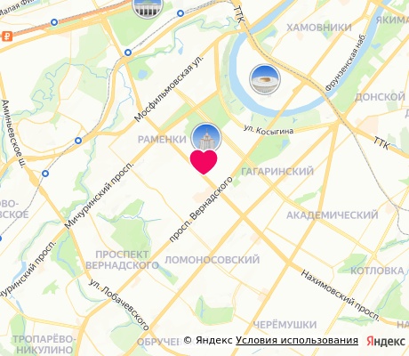 На карте