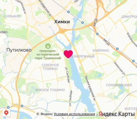 На карте