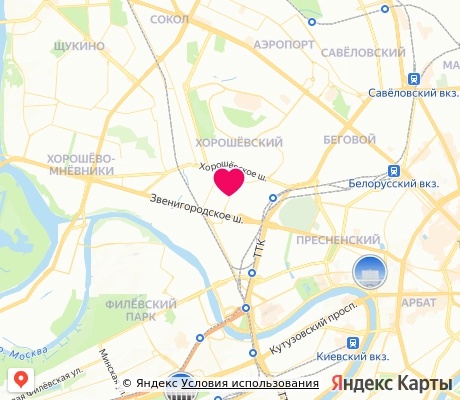 На карте