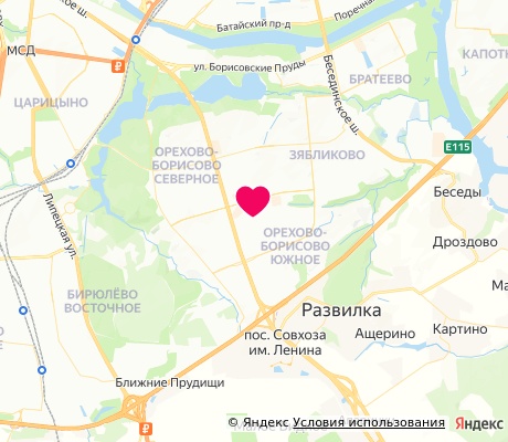 На карте