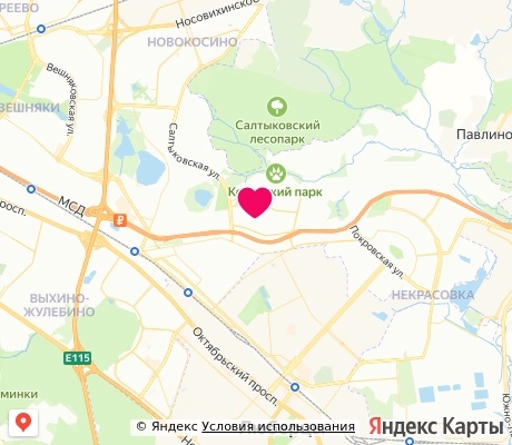 На карте