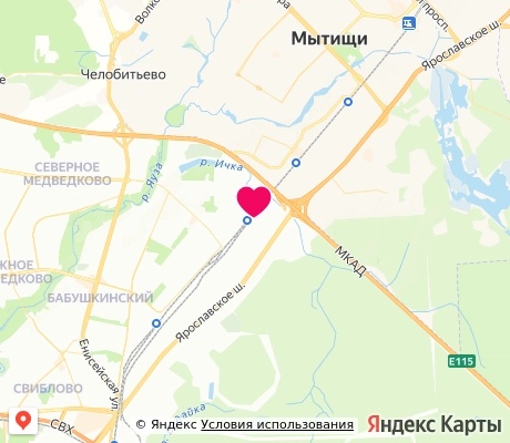 На карте