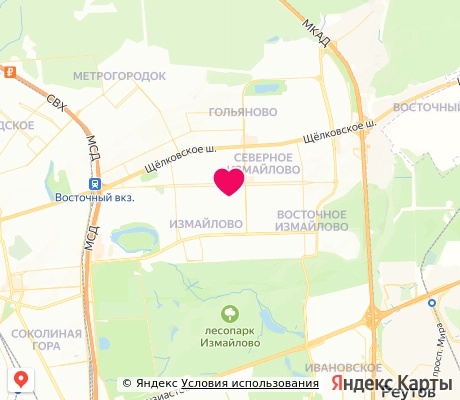 На карте