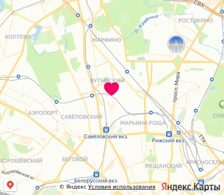 На карте