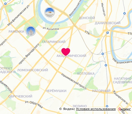 На карте