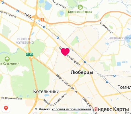 На карте