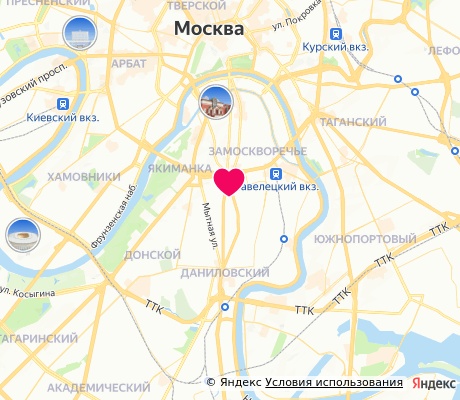 На карте