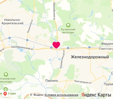 На карте