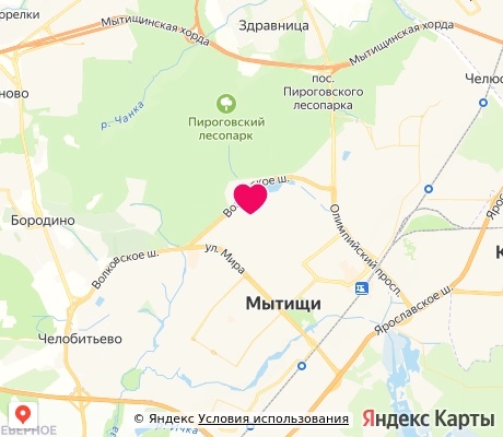 На карте