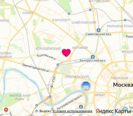 На карте