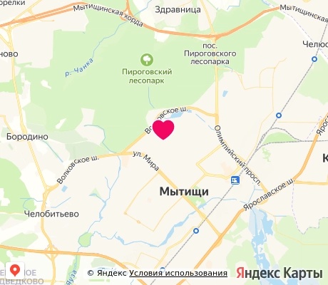 На карте