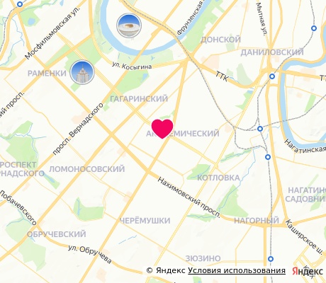 На карте