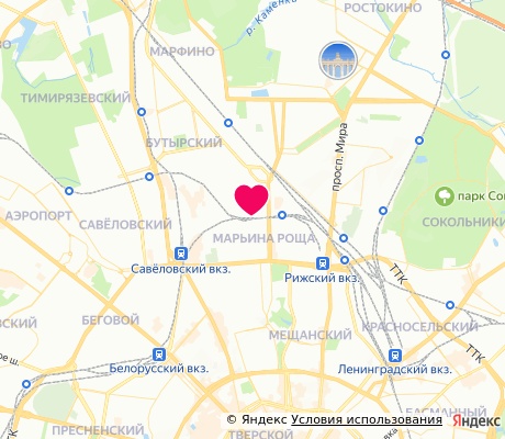 На карте