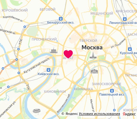 На карте