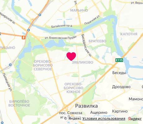 На карте