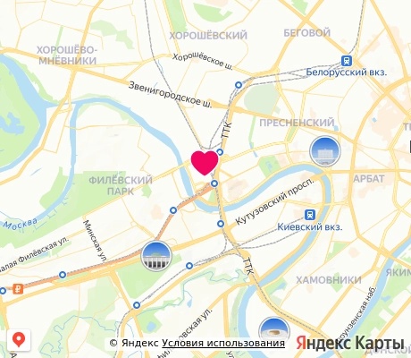 На карте