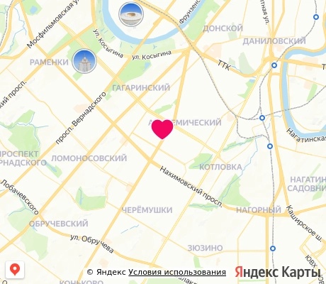 На карте