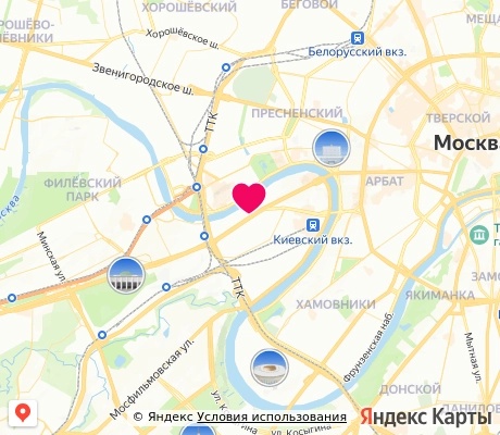 На карте