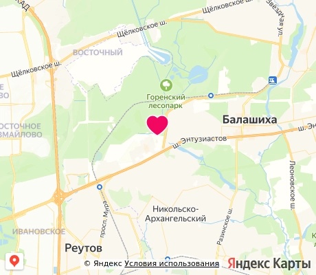 На карте