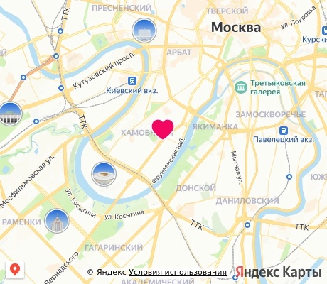 На карте