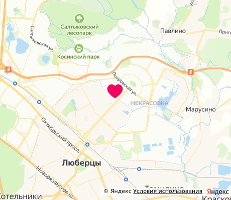 На карте