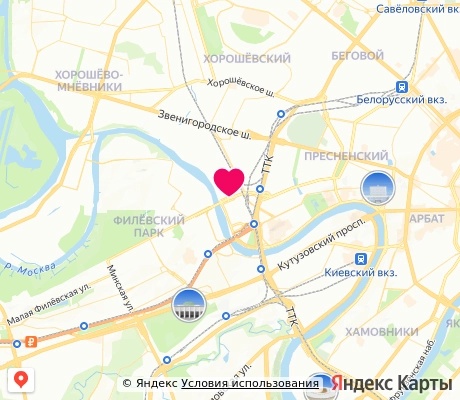 На карте