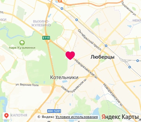 На карте