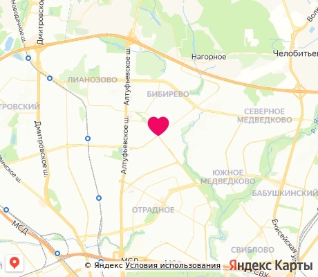 На карте