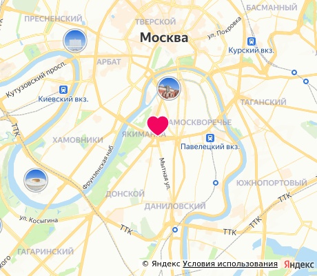 На карте