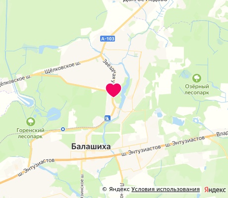 На карте