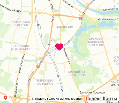 На карте