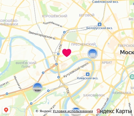 На карте