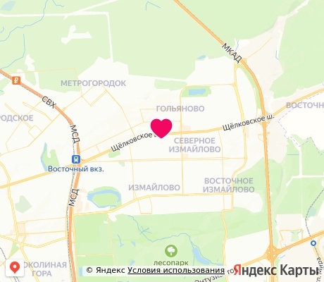 На карте