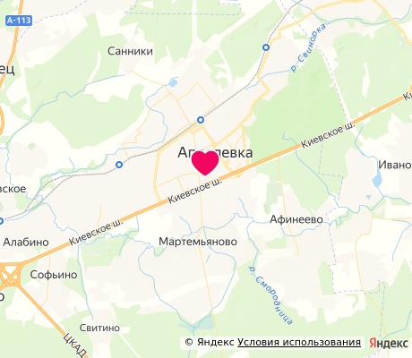 На карте