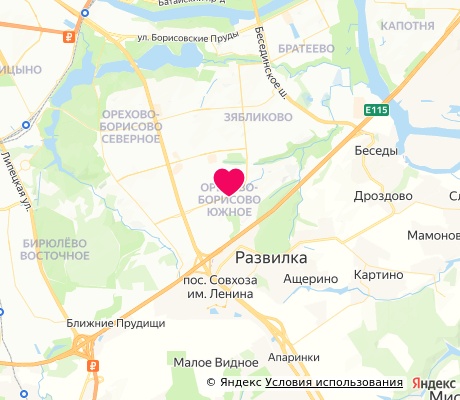 На карте
