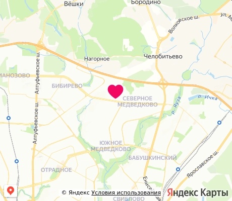 На карте