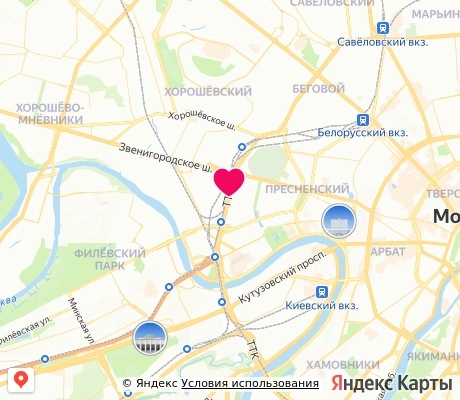 На карте