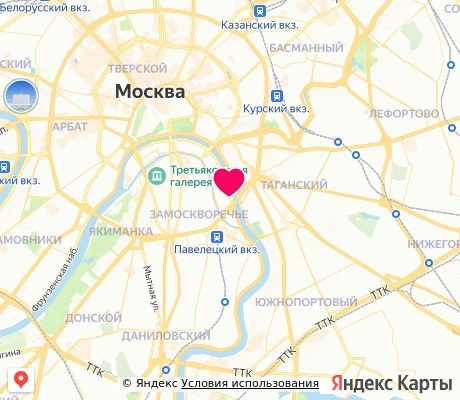 На карте