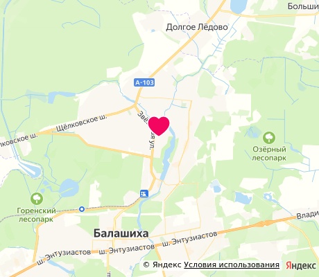 На карте