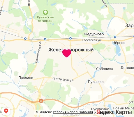 На карте