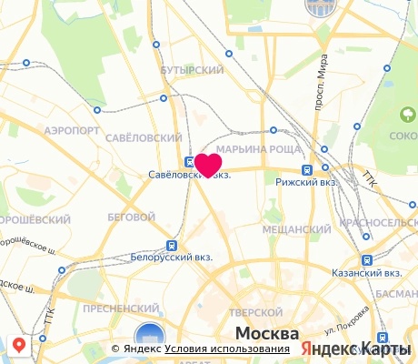 На карте